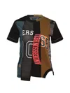 Andersson Bell Reworked Patchwork Logo-print T-shirt In Multi