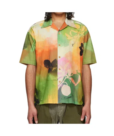 ANDERSSON BELL RHINO TIE DYE PRINT SHIRT