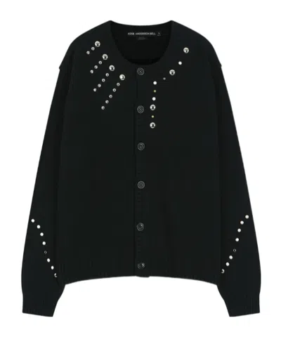 Andersson Bell Roghen Studded Cardigan In Black
