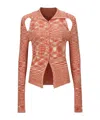 Andersson Bell Rozy Cardigan In Orange