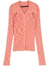 Andersson Bell Rozy Cardigan In Orange