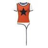 Andersson Bell Sevigny Layered T-shirt In Orange