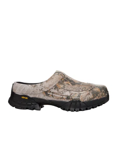 Andersson Bell Snake-print Embossed Mules In Multi