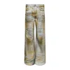 Andersson Bell Spray Bootcut Jeans In Multi