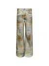 Andersson Bell Spray Bootcut Jeans In Multi