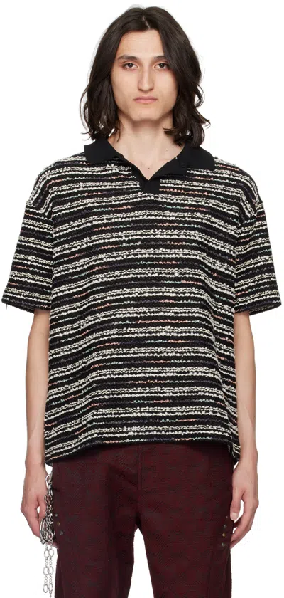 Andersson Bell Ssense Exclusive Black Luna Polo