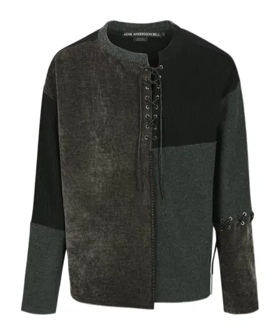 Andersson Bell Strap Loose Sweater In Black