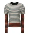 Andersson Bell Striped Long-sleeved T-shirt In Multi