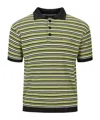 Andersson Bell Striped Polo Shirt In Multi