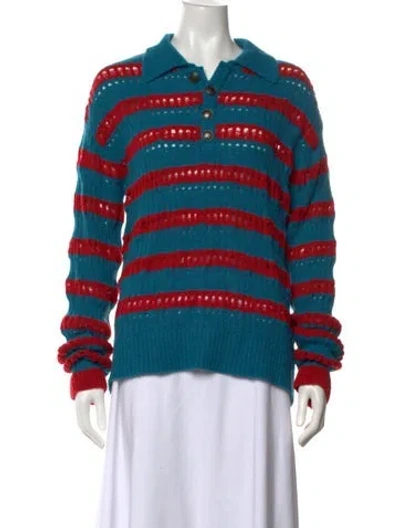 Pre-owned Andersson Bell Striped Sweater In Blue