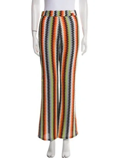 Pre-owned Andersson Bell Striped Sweatpants In Orange