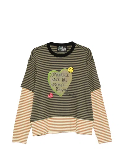 Andersson Bell Striped T-shirt In Multi