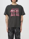 Andersson Bell Cheerleader Cotton T-shirt In Charcoal