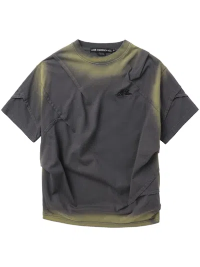 Andersson Bell Mardro Gradient Layered T-shirt In Grey