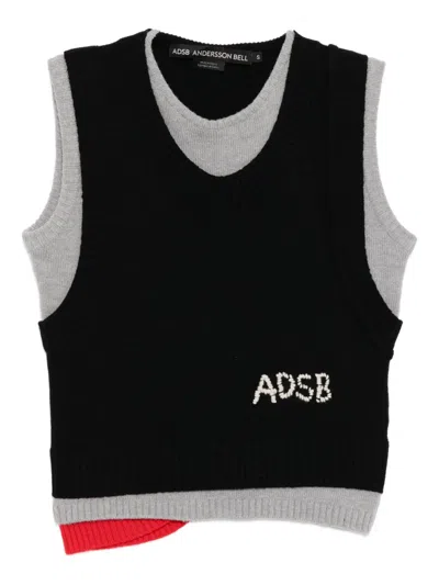 Andersson Bell Tres Layered Vest In Black