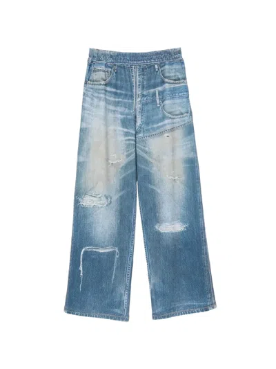 Andersson Bell Trompe-i'oeil Trousers In Blue