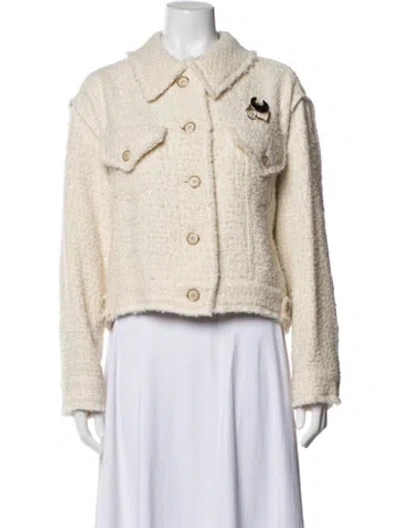 Pre-owned Andersson Bell Tweed Jacket In Neutral
