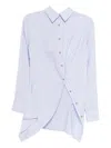 Andersson Bell Twist Stripe Shirts In Blue