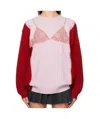 Andersson Bell Twisted Knitted Sweater In Pink