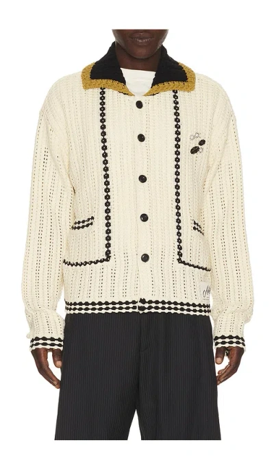 Andersson Bell Unisex New Fantasia Collar Cardigan In Neutral