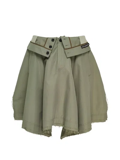 Andersson Bell Upside-down Asymmetric Skirt In Gray