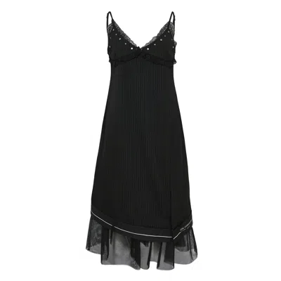 Andersson Bell Upside-down Dress In Black