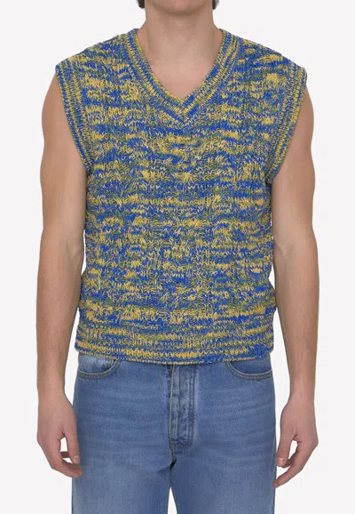 ANDERSSON BELL V-NECK KNITTED SWEATER VEST