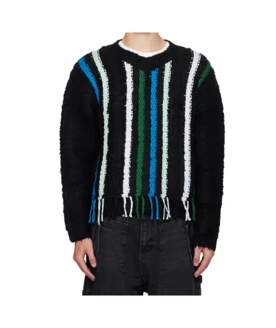 ANDERSSON BELL V-NECK STRIPED SWEATER