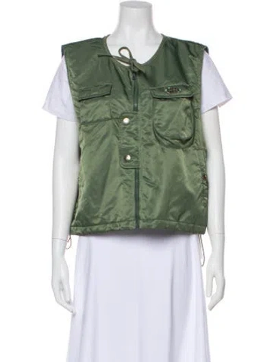 Pre-owned Andersson Bell Vest In Green