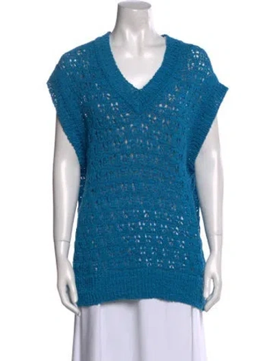 Pre-owned Andersson Bell V-neck Sweater In Blue