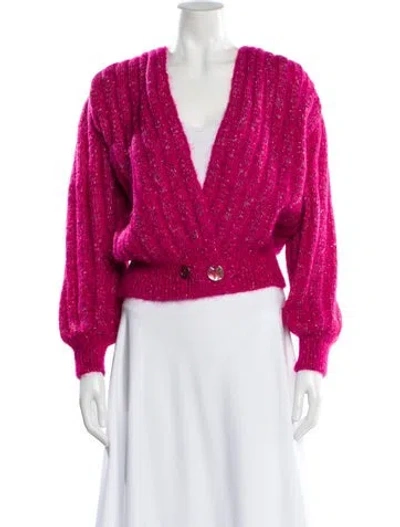 Pre-owned Andersson Bell V-neck Sweater In Pink