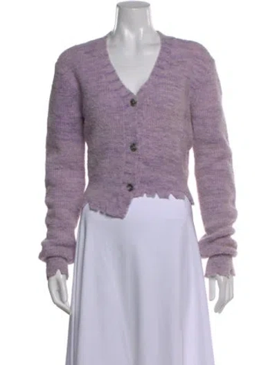 Pre-owned Andersson Bell V-neck Sweater In Purple