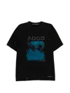 Andersson Bell Whale Printed T-shirt In Black