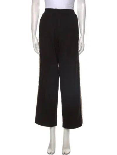 Pre-owned Andersson Bell Wide Leg Pants In Black