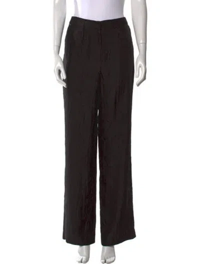 Pre-owned Andersson Bell Wide Leg Pants In Black