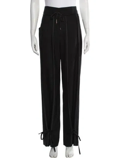 Pre-owned Andersson Bell Wide Leg Pants In Black
