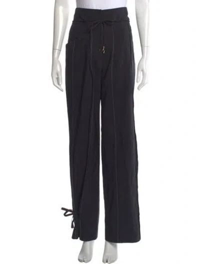 Pre-owned Andersson Bell Wide Leg Pants In Black