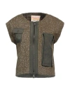 ANDERSSON BELL ANDERSSON BELL WOMAN CARDIGAN MILITARY GREEN SIZE S/M POLYESTER, ACRYLIC, ELASTANE