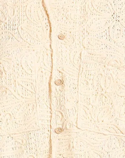 Andersson Bell Woman Shirt Beige Size L Cotton, Nylon, Polyester In Sand