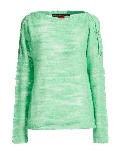 Andersson Bell Woman Sweater Light Green Size L Mohair Wool, Alpaca Wool, Nylon