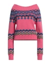 Andersson Bell Woman Sweater Pink Size L Wool, Mohair Wool, Nylon In Pink