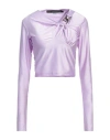 Andersson Bell Woman Top Azure Size Xs Nylon, Polyurethane In Purple