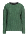 Andersson Bell Woman Top Military Green Size S Cotton, Rayon, Polyester, Polyurethane In Green