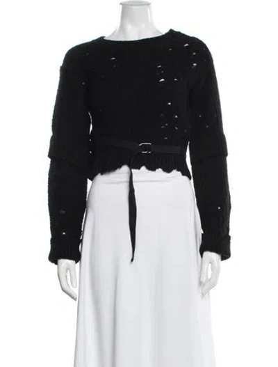 Pre-owned Andersson Bell Wool Crew Neck Sweater In Black