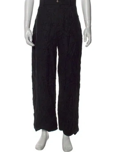 Pre-owned Andersson Bell Wool Pants In Black