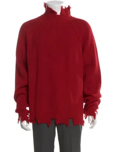 Pre-owned Andersson Bell Wool Turtleneck Pullover W/ Tags In Red