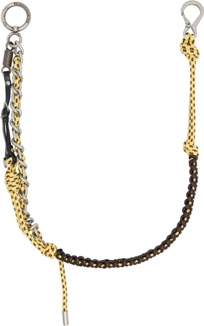 Andersson Bell Yellow & Brown Antidote Handcrafted Keychain