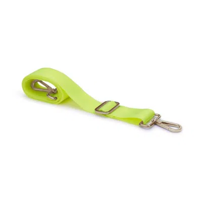 Andi Neon Yellow Guitar Strap In Grey