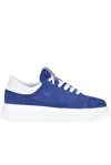 Andìa Fora Denim Effect Suede Sneakers In Denim