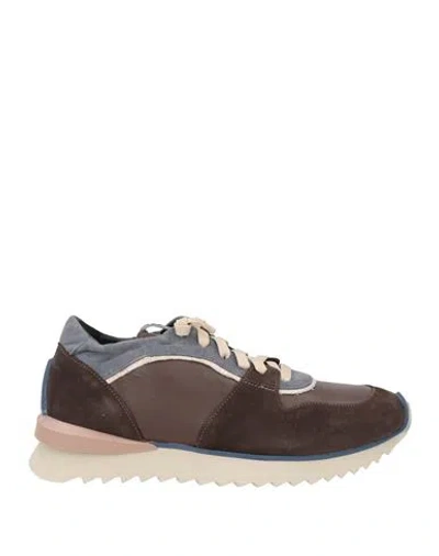 Andìa Fora Woman Sneakers Chocolate Brown Size 7 Leather